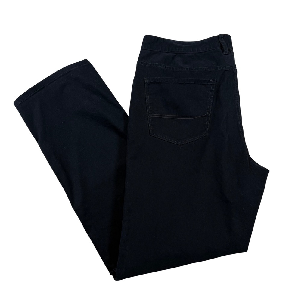 Tommy Bahama Authentic Mens Pants Black 36/32 Straight Leg Casual Chinos